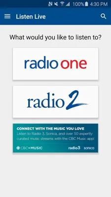 CBC Radio android App screenshot 13